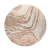 Zuiver Rond Design Vloerkleed Grijs/terra -Zuiver Verkoop zuiver solar rond design vloerkleed grijs terra 01