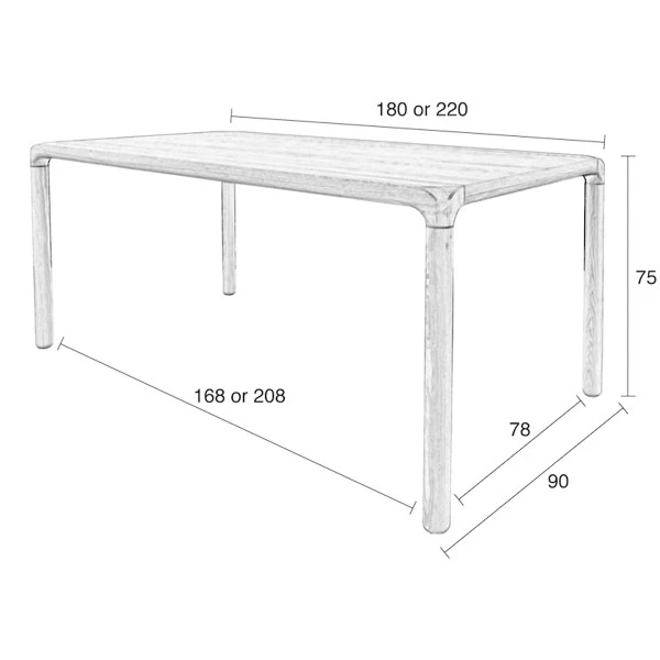 Zuiver Walnoot Design Eettafel 11 Zuiver Walnoot Design Eettafel - Afbeelding 9