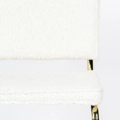 Zuiver Retro Design Stoel Messing -Zuiver Verkoop zuiver teddy kink retro design stoel messing wit 7 1