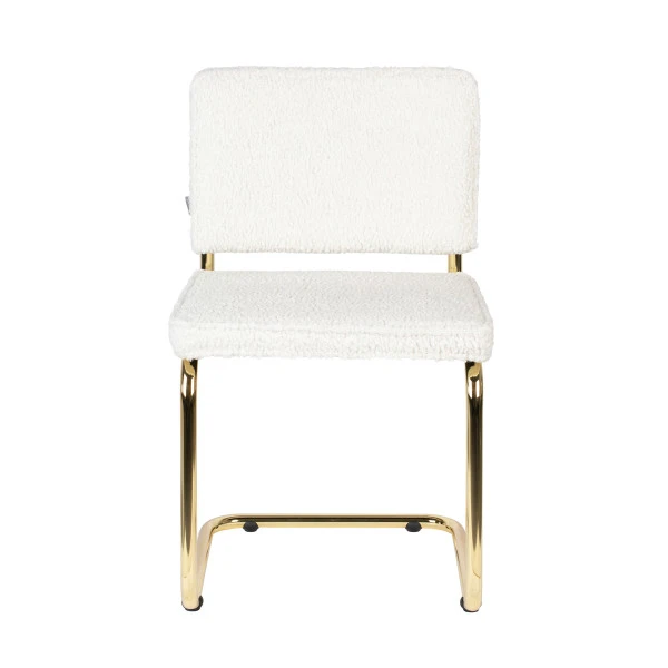 Zuiver Sledestoel Messing Teddy Stof 7 Zuiver Sledestoel Messing Teddy Stof - Afbeelding 5