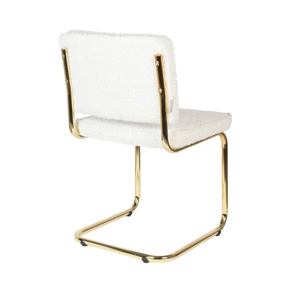 Zuiver Sledestoel Messing Teddy Stof 9 Zuiver Sledestoel Messing Teddy Stof - Afbeelding 7