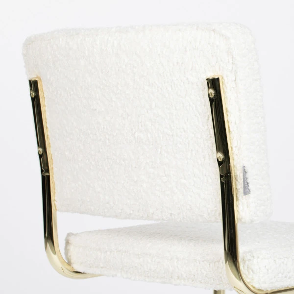 Zuiver Sledestoel Messing Teddy Stof 10 Zuiver Sledestoel Messing Teddy Stof - Afbeelding 8