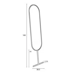 Zuiver Staande Design Spiegel Ovaal -Zuiver Verkoop zuiver tess staande design spiegel ovaal 09