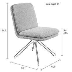Zuiver Moderne Boucle Eetkamerstoel -Zuiver Verkoop zuiver tyler moderne boucle eetkamerstoel 010