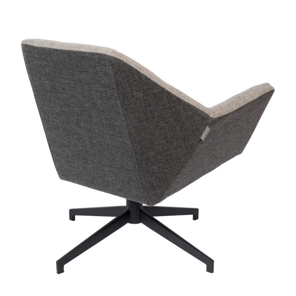 Zuiver Retro Draaifauteuil Grijs 6 Zuiver Retro Draaifauteuil Grijs - Afbeelding 4