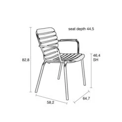 Zuiver Tuinset Met Bankje 4 Persoons -Zuiver Verkoop zuiver vondel aluminium armstoel outdoor groen 14 1