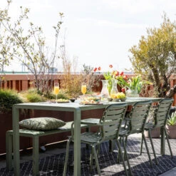 Zuiver Aluminium Design Tuintafel -Zuiver Verkoop zuiver vondel aluminium design tuintafel 214 cm groen 10 1