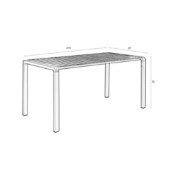 Zuiver Tuinset Met Bankje 6 Persoons -Zuiver Verkoop zuiver vondel aluminium design tuintafel 214 cm klei 12 1