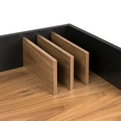 Compact Bureau Zwart Met Hout -Zuiver Verkoop zwart bureau tundo aldino 14 800x800 1