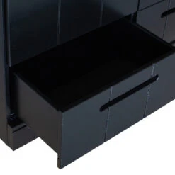 WOOOD Zwarte Kledingkast 2-deurs Met Lades -Zuiver Verkoop zwarte kledingkast 2deurs met lades woood connect 09