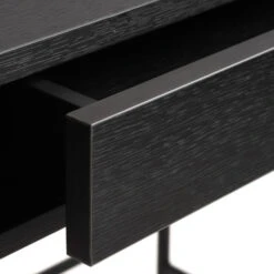 Zwarte Rotan Bureau -Zuiver Verkoop zwarte rotan bureau bodio pose 05