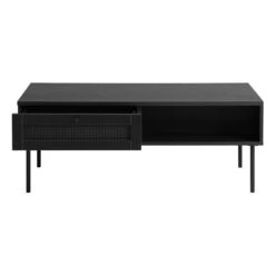 Zwarte Rotan Salontafel -Zuiver Verkoop zwarte rotan salontafel bodio pose 03