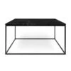 Zwarte Salontafel Marmer 75 Cm