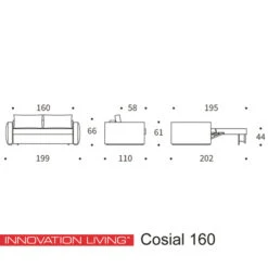 Compacte Slaapbank Pocket Spring -Zuiver Verkoop zz cosial 160 icon
