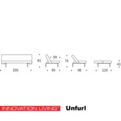 Luxe Slaapbank Retro Design -Zuiver Verkoop zz unfurl icon 1