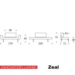 Bedbank Met Verstelbare Armleuningen -Zuiver Verkoop zzz zeal icon 1 1